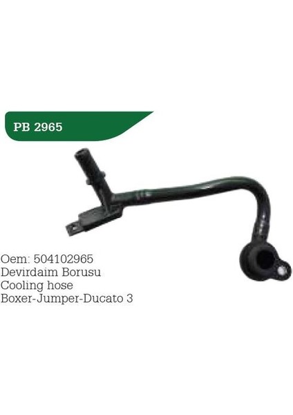 Wpı PB2965 Devirdaim Borusu Ducato Boxer Jumper 2.3