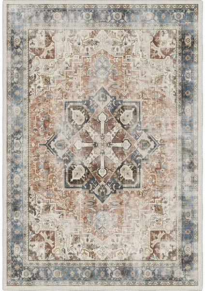 Şönil Halı, Makinada Yıkanabilir, Kaymaz Dokuma Taban, Modern & Dekoratif Tasarım FR57