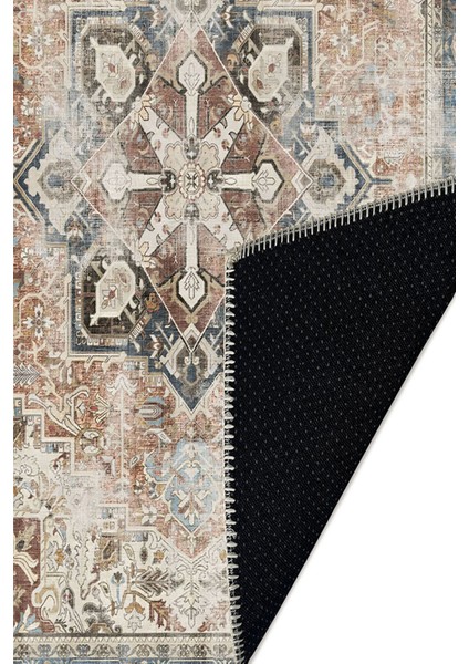 Şönil Halı, Makinada Yıkanabilir, Kaymaz Dokuma Taban, Modern & Dekoratif Tasarım FR57