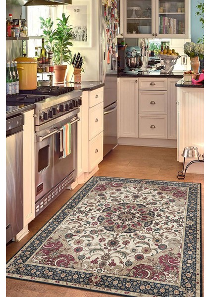 Şönil Halı, Makinada Yıkanabilir, Kaymaz Dokuma Taban, Modern & Dekoratif Tasarım FR621