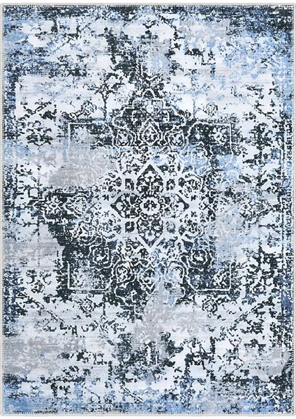 Şönil Halı, Makinada Yıkanabilir, Kaymaz Dokuma Taban, Modern & Dekoratif Tasarım FR1210