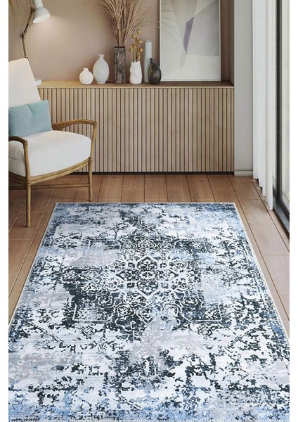 Şönil Halı, Makinada Yıkanabilir, Kaymaz Dokuma Taban, Modern & Dekoratif Tasarım FR1210