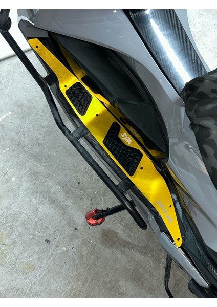 Sym Aksesuar Jet x 125 Alüminyum Paspas (Sarı) fiyatları