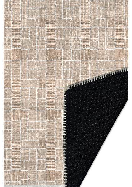Şönil Halı, Makinada Yıkanabilir, Kaymaz Dokuma Taban, Modern & Dekoratif Tasarım FR637