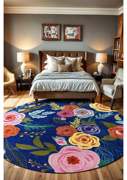 Şönil Halı, Makinada Yıkanabilir, Kaymaz Dokuma Taban, Modern & Dekoratif Tasarım FR820