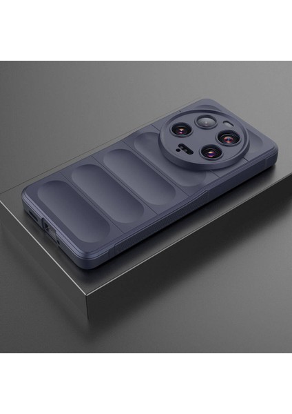 Xiaomi Mi 13 Ultra Kılıf Esnek TPU Oyuklu Arka Yüzey Tasarımlı Zore Etnik Silikon Kapak