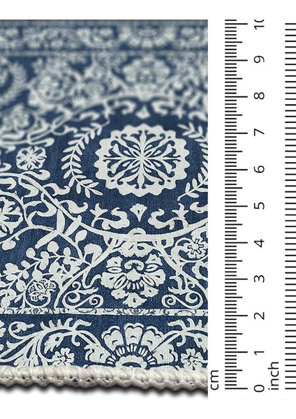 Şönil Halı, Makinada Yıkanabilir, Kaymaz Dokuma Taban, Modern & Dekoratif Tasarım FR861