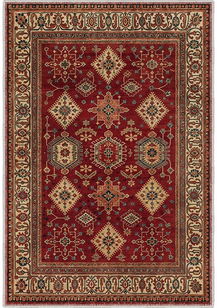 Şönil Halı, Makinada Yıkanabilir, Kaymaz Dokuma Taban, Modern & Dekoratif Tasarım FR219