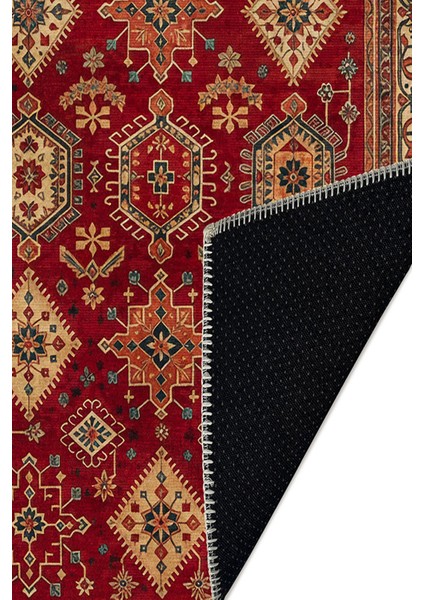 Şönil Halı, Makinada Yıkanabilir, Kaymaz Dokuma Taban, Modern & Dekoratif Tasarım FR219