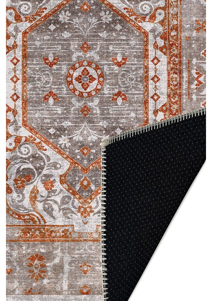 Şönil Halı, Makinada Yıkanabilir, Kaymaz Dokuma Taban, Modern & Dekoratif Tasarım FR439