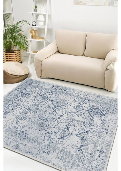 Şönil Halı, Makinada Yıkanabilir, Kaymaz Dokuma Taban, Modern & Dekoratif Tasarım FR206