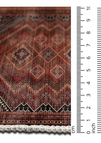 Şönil Halı, Makinada Yıkanabilir, Kaymaz Dokuma Taban, Modern & Dekoratif Tasarım FR664 indirimleri