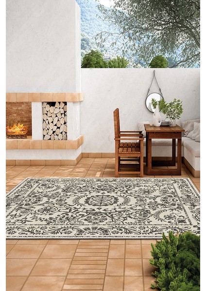 Şönil Halı, Makinada Yıkanabilir, Kaymaz Dokuma Taban, Modern & Dekoratif Tasarım FR415