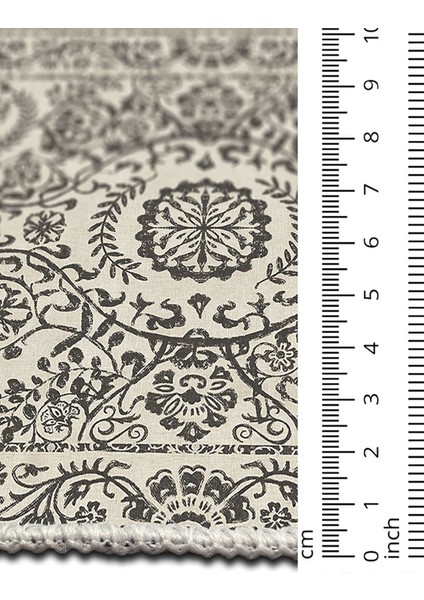 Şönil Halı, Makinada Yıkanabilir, Kaymaz Dokuma Taban, Modern & Dekoratif Tasarım FR415