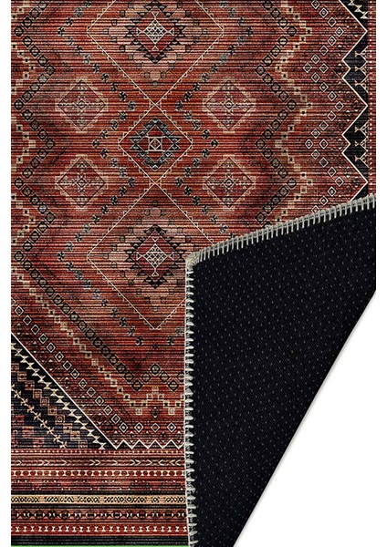 Şönil Halı, Makinada Yıkanabilir, Kaymaz Dokuma Taban, Modern & Dekoratif Tasarım FR669