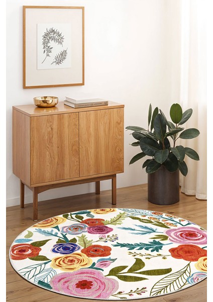 Şönil Halı, Makinada Yıkanabilir, Kaymaz Dokuma Taban, Modern & Dekoratif Tasarım FR835