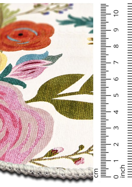 Şönil Halı, Makinada Yıkanabilir, Kaymaz Dokuma Taban, Modern & Dekoratif Tasarım FR835