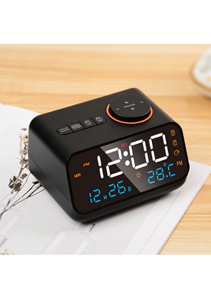 Büyük LED Ekranlı Radyolu Dijital Alarm Saat (Yurt Dışından)