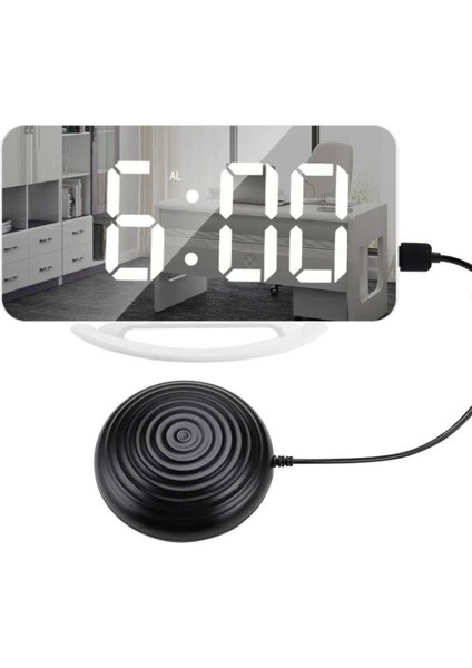 Çok Fonksiyonlu LED Prksiyonlu Alarm Saat Siyah (Yurt Dışından)