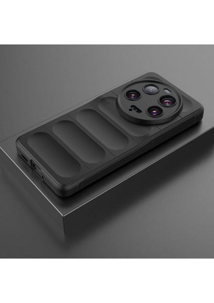 Xiaomi Mi 13 Ultra Kılıf Esnek TPU Oyuklu Arka Yüzey Tasarımlı Zore Etnik Silikon Kapak