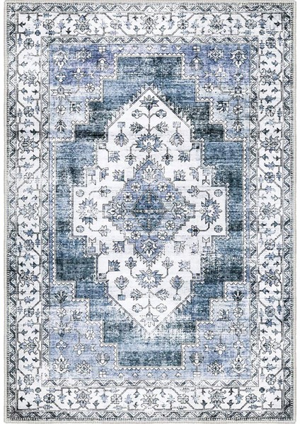 Şönil Halı, Makinada Yıkanabilir, Kaymaz Dokuma Taban, Modern & Dekoratif Tasarım FR1005