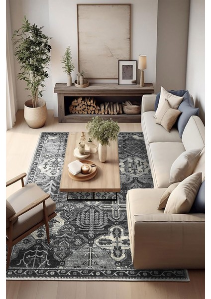Şönil Halı, Makinada Yıkanabilir, Kaymaz Dokuma Taban, Modern & Dekoratif Tasarım FR458 fiyatları