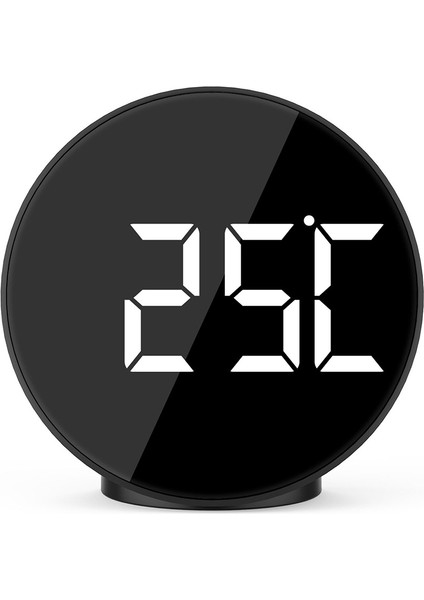 Sınır Ötesi LED 3209 Alarm Saatı Sıcaklık Sensörlü Siyah (Yurt Dışından)