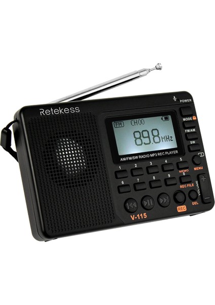 Hanrongda Acil Radyo Güneş Enerjili El Elle Çekilebilir Taşınabilir (Yurt Dışından)