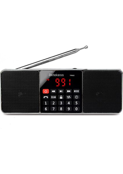 Retekess TR602 Dijital Radyo Alıcısı Bluetooth Hoparlörleri (Yurt Dışından)