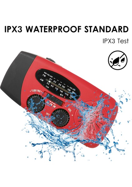 Acil Radyo El Kranklı Güneş Enerjili Taşınabilir (Yurt Dışından) indirimleri