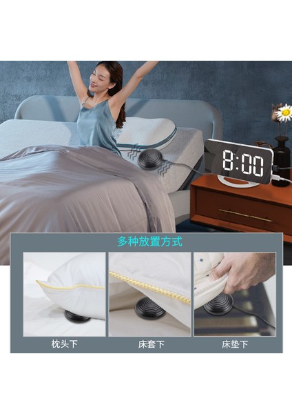 2022 Titreşimli Alarm Saat Creative LED (Yurt Dışından)