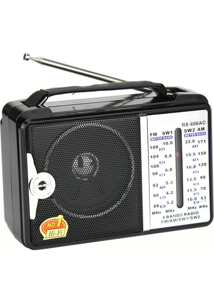 Digital Alarm Saatli Bluetooth Hoparlörlü Radyo (Yurt Dışından)