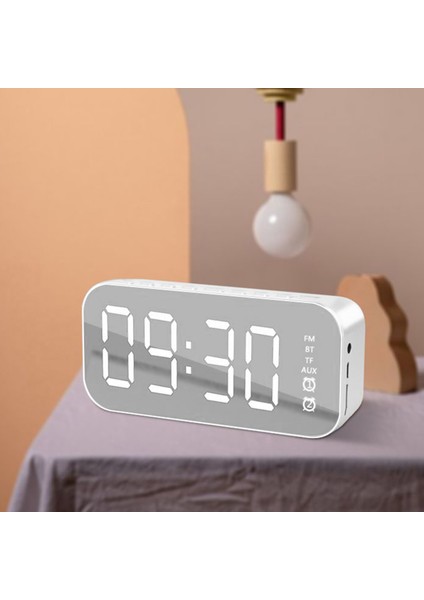 Digital Alarm Saatli Bluetooth Hoparlörlü Radyo (Yurt Dışından)