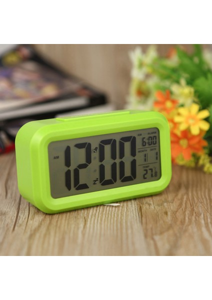 LED Sayısal Alarm Saat Ilkesi Tekrarlayan Uyarı Işıkla Aktifleşen Sensörlü Yeşil (Yurt Dışından) indirimleri