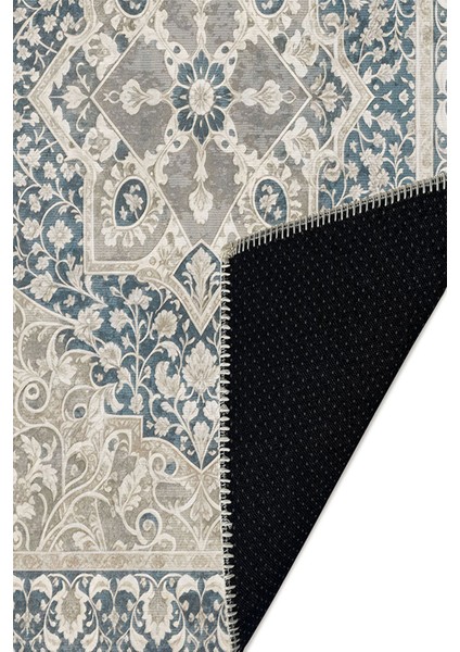 Şönil Halı, Makinada Yıkanabilir, Kaymaz Dokuma Taban, Modern & Dekoratif Tasarım FR109