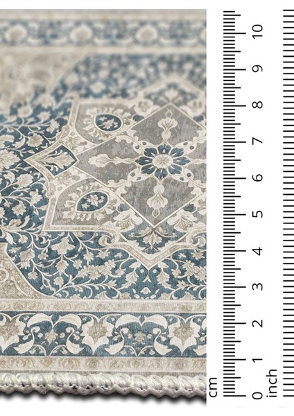 Şönil Halı, Makinada Yıkanabilir, Kaymaz Dokuma Taban, Modern & Dekoratif Tasarım FR109