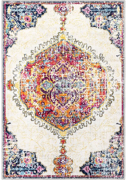 Şönil Halı, Makinada Yıkanabilir, Kaymaz Dokuma Taban, Modern & Dekoratif Tasarım FR888