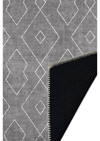 Şönil Halı, Makinada Yıkanabilir, Kaymaz Dokuma Taban, Modern & Dekoratif Tasarım FR758