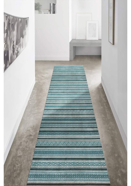 Şönil Halı, Makinada Yıkanabilir, Kaymaz Dokuma Taban, Modern & Dekoratif Tasarım FR1255
