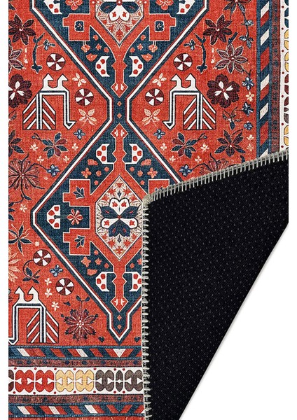 Şönil Halı, Makinada Yıkanabilir, Kaymaz Dokuma Taban, Modern & Dekoratif Tasarım FR1017