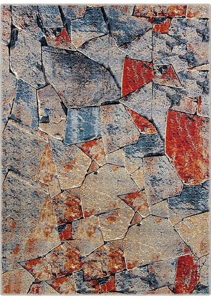 Şönil Halı, Makinada Yıkanabilir, Kaymaz Dokuma Taban, Modern & Dekoratif Tasarım FR1077