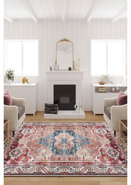 Şönil Halı, Makinada Yıkanabilir, Kaymaz Dokuma Taban, Modern & Dekoratif Tasarım FR1432 modelleri