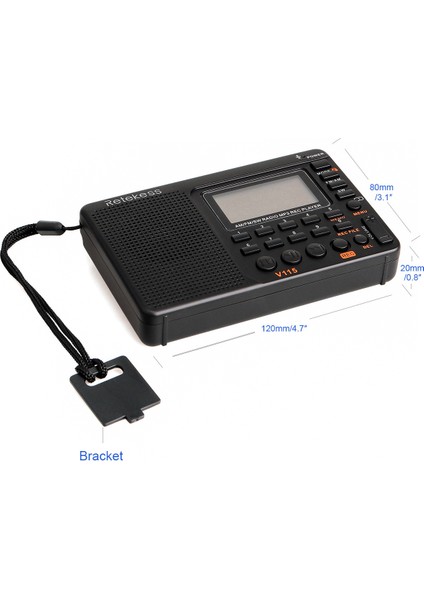 Retekess V - 115 Radyo Tüm Band Kaydedici Mp3 Oynatıcı (Yurt Dışından) modelleri