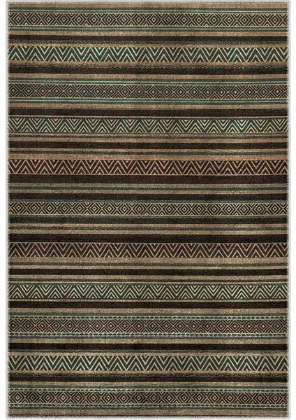 Şönil Halı, Makinada Yıkanabilir, Kaymaz Dokuma Taban, Modern & Dekoratif Tasarım FR1279