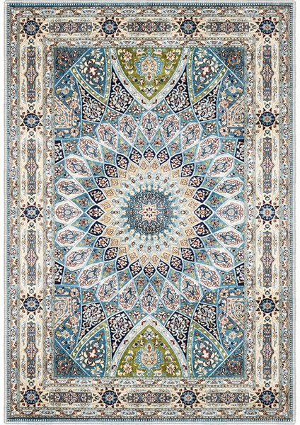 Şönil Halı, Makinada Yıkanabilir, Kaymaz Dokuma Taban, Modern & Dekoratif Tasarım FR121