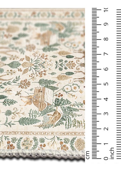 Şönil Halı, Makinada Yıkanabilir, Kaymaz Dokuma Taban, Modern & Dekoratif Tasarım FR921