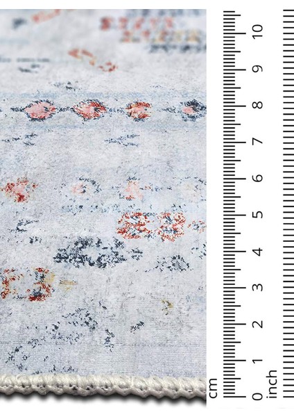 Şönil Halı, Makinada Yıkanabilir, Kaymaz Dokuma Taban, Modern & Dekoratif Tasarım FR1243