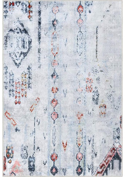 Şönil Halı, Makinada Yıkanabilir, Kaymaz Dokuma Taban, Modern & Dekoratif Tasarım FR1244