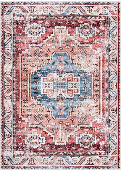 Şönil Halı, Makinada Yıkanabilir, Kaymaz Dokuma Taban, Modern & Dekoratif Tasarım FR1434