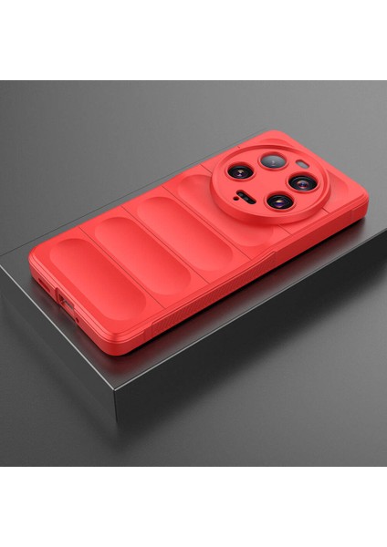 Xiaomi Mi 13 Ultra Kılıf Esnek TPU Oyuklu Arka Yüzey Tasarımlı Zore Etnik Silikon Kapak